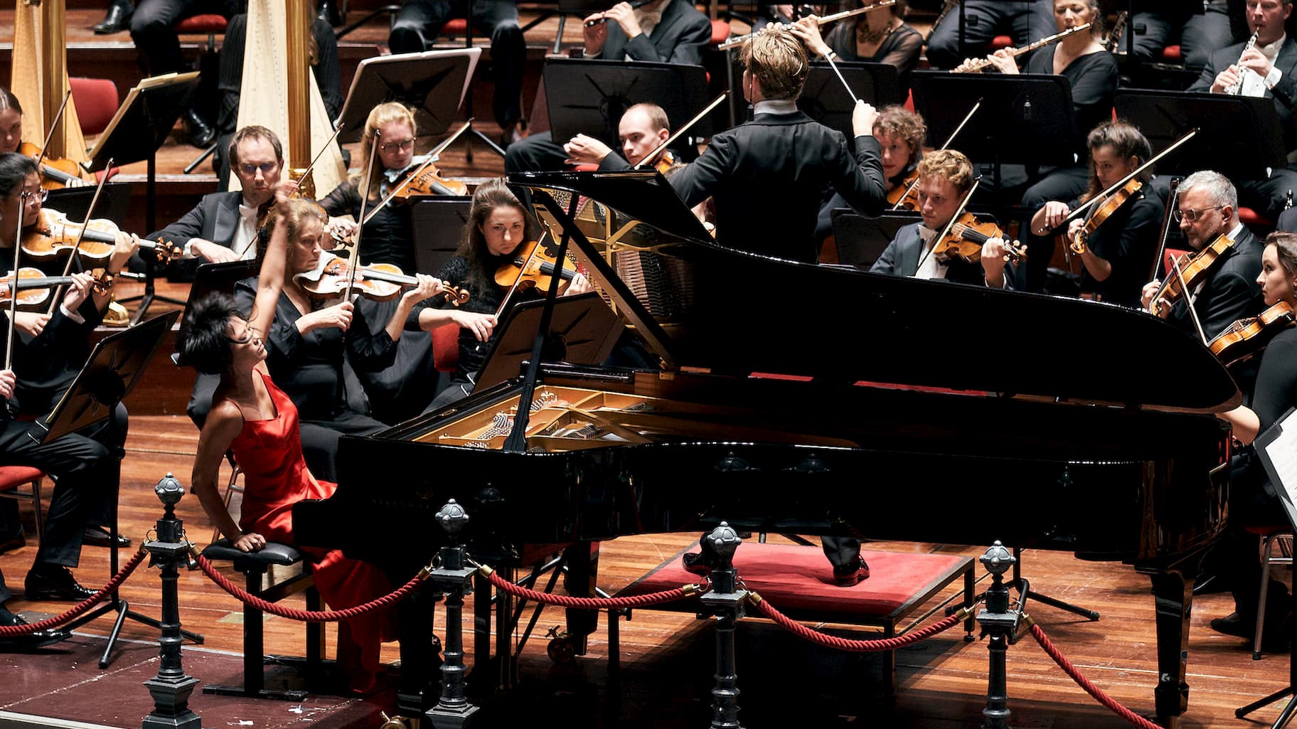 Yuja Wang and Klaus Mäkelä with Ravel Concertgebouworkest